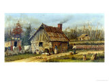 Negro Farmstead in the American South Giclee Print by William Aiken Walker Negro Farmstead in the American South Giclee Print by William Aiken Walker