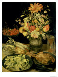 Still Life with Flowers Giclee Print by Georg Flegel