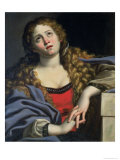 Sainte Marie Madeleine reproduction procédé giclée par Domenichino 