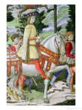 Lorenzo De' Medici, "The Magnificent," as One of the Three Kings, Detail reproduction procédé giclée par Benozzo di Lese di Sandro Gozzoli