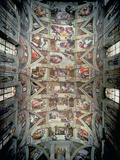 Sistine Chapel Ceiling, 1508-12 Giclee Print by Michelangelo Buonarroti 