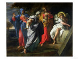The Holy Women at Christ's Tomb, circa 1597-8 reproduction procédé giclée par Annibale Carracci