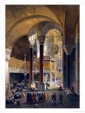 Hagia Sophia Plate 8: the Imperial Gallery and Box Giclee Print by Gaspard Fossati
