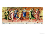 The Dance of Apollo with the Muses reproduction procédé giclée par Baldassare Peruzzi