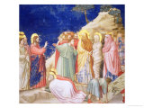 The Raising of Lazarus, circa 1305 (Pre-Restoration) Giclee Print by Giotto di Bondone 