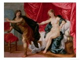 Joseph with Potiphar's Wife reproduction procédé giclée par Hendrik van Balen the Elder