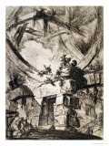 An Imaginary Prison: Plate IX from the Carceri D'Invenzione Series, circa 1745 Giclee Print by Giovanni Battista Piranesi