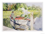 Fishing, 1909 Giclee Print by Carl Larsson
