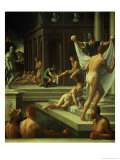 The Baths of Pozzuoli, 1572 Lámina giclée por Girolamo Macchietti