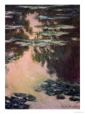 Waterlilies with Weeping Willows, 1907 Giclee Print by Claude Monet