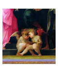 Two Cherubs Reading, Detail from Madonna and Child with Saints, 1518 reproduction procédé giclée par Rosso Fiorentino (Battista di Jacopo) 
