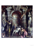 Pieta reproduction procédé giclée par Titian (Tiziano Vecelli) 