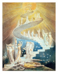 Jacob's Ladder Giclee Print by William Blake
