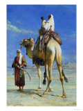 A Bedoueen Family in Wady Mousa, Syrian Desert, 1859 reproduction procédé giclée par Carl Haag