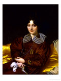 Portrait of Madame Marcotte De Sainte-Marie 1826 reproduction procédé giclée par Jean-Auguste-Dominique Ingres
