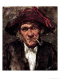 Man Smoking a Pipe, circa 1859 Giclee Print by James Abbott McNeill Whistler