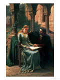 Abelard and His Pupil Heloise, 1882 reproduction procédé giclée par Edmund Blair Leighton