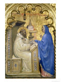 The Virgin Appearing to St. Bernard, Detail from a Polytych Depicting the Lives of the Saints Giclee Print by Giovanni Da Milano The Virgin Appearing to St. Bernard, Detail from a Polytych Depicting the Lives of the Saints Giclee Print by Giovanni Da Milano