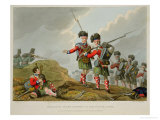 Anecdote of the Bravery of the Scotch Piper of the 11th Highland Regiment at the Battle of Vimiero Giclee Print by Franz Joseph Manskirch
