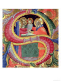 The Presentation in the Temple, Depicted in an Historiated Initial "S" Giclee Print by Fra Angelico 