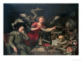 The Cavalier's Dream Giclee Print by Antonio Pereda y Salgado