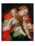 Madonna and Child with the Infant St. John the Baptist Giclée-tryk af Jacopo da Carucci Pontormo Madonna and Child with the Infant St. John the Baptist Giclée-tryk af Jacopo da Carucci Pontormo