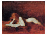 The Reader Láminas por Jean-Jacques Henner The Reader Láminas por Jean-Jacques Henner