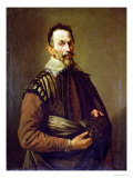 Portrait of Claudio Monteverdi Giclee Print by Domenico Fetti