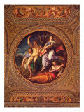 Agriculture, Pomona, Ceres and Neptune, from the Ceiling of the Library Giclee Print by Battista Franco