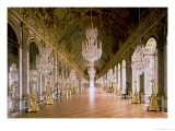 The Galerie Des Glaces 1678 Giclee Print by Jules Hardouin Mansart