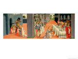 Scenes from the Martyrdom of St. John the Baptist reproduction procédé giclée par Francesco & Raffaello Botticini