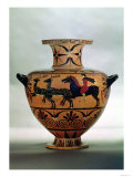 Etrusco-Ionian Black-Figure Hydria Depicting a Hunting Scene, from Cerveteri, circa 540-530 BC Giclee Print