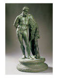 Herakles Resting, a Reduced Copy of an Original by Lysippos Greek, circa 320 BC Reproduction procédé giclée