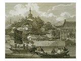 A View of the Gardens of the Imperial Palace, Peking, Detail reproduction procédé giclée par William Alexander