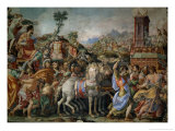 The Triumph of Marcus Furius Camillus, from the Sala Dell'Udienza, 1545 (Pre-Restoration) Giclee Print by Francesco Salviati