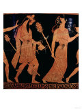Dionysiac Procession, Detail of an Attic Red-Figure Bell-Krater, 5th Century BC Giclee Print