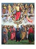 The Ascension of Christ, 1495-98 (Oil on Panel) Giclée-Druck von Pietro Perugino