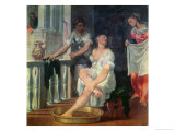 Bathsheba Bathing, circa 1550 Giclee Print by Domenico Brusasorci