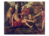 Ham Mocking Noah Impressão giclée por Bernardino Luini