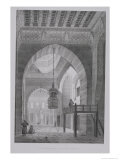 Interior of the Mosque of Kaid-Bey, Plate 55 from "Monuments and Buildings of Cairo" Giclee Print by Pascal Xavier Coste