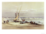 Tsur, Ancient Tyre, April 27th 1839, Plate 69 from Volume II of "The Holy Land" reproduction procédé giclée par David Roberts