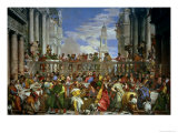 The Marriage Feast at Cana, circa 1562 Giclée-Druck von Paolo Veronese