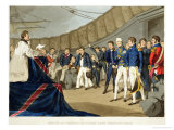 Sailors at Prayer on Board Lord Nelson's Ship After The Battle of The Nile Lámina giclée por John Augustus Atkinson Sailors at Prayer on Board Lord Nelson's Ship After The Battle of The Nile Lámina giclée por John Augustus Atkinson