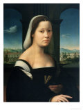 Portrait of a Woman Giclee-trykk av Giuliano Bugiardini