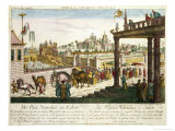 Namchas Place in Lahore, Showing The Golden Throne of The Great Mogul, Pakistan Lámina giclée por Franz Xavier Habermann