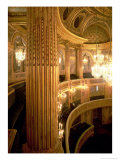 Interior View of the Opera House Looking Towards the Royal Box, Completed in 1770 reproduction procédé giclée par Jacques-Ange Gabriel