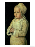 Portrait of Suzanne of Bourbon Daughter of Peter II and Anne of France, Duke and Duchess of Bourbon reproduction procédé giclée par Master of Moulins 
