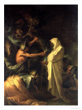 The Spirit of Samuel Appearing to Saul at the House of the Witch of Endor, 1668 Giclee Print by Salvator Rosa