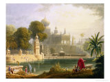 View of Sassoor in the Deccan, from Volume II of "Scenery, Costumes and Architecture of India" Giclee Print by Captain Robert M. Grindlay