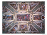 The Ceiling of the Sala Di Cosimo Il Vecchio Showing Cosimo De' Medici Returning from Exile Giclee Print by Giorgio Vasari